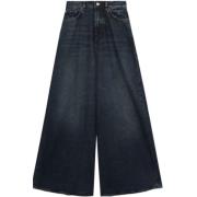 Haikure Intensiv Blå Asian Fit Jeans Blue, Dam