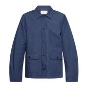 Officine Générale Skjorta med fickor Blue, Herr