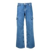 Calvin Klein Jeans Bomulls Jeans Blue, Dam