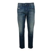 Diesel Casual Denim Jeans med Lyocell Blandning Blue, Herr