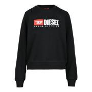 Diesel Sweatshirt Black, Dam