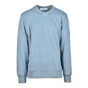 Calvin Klein Jeans Bomull Elastan Sweatshirt Blue, Herr