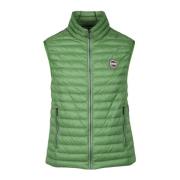 Colmar Puffer Vest med Nylon Skal Green, Herr