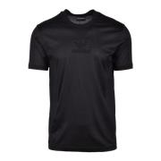 Emporio Armani Lyocell Bomull T-shirt Black, Herr