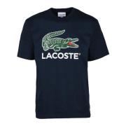 Lacoste Bomull T-shirt Blue, Herr