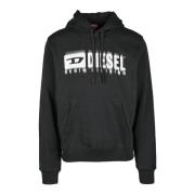 Diesel Sweatshirt Black, Herr