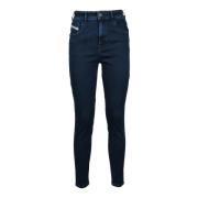 Diesel Bomullsblandning Stretch Jeans Blue, Dam