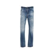 Dsquared2 Blå Ripped Jeans Trendy Distressed Design Blue, Herr