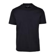 Emporio Armani Bomull T-shirt Blue, Herr