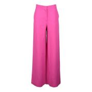 Max Mara Studio Linneblandade Byxor Pink, Dam