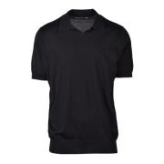 Brunello Cucinelli Polo Black, Herr