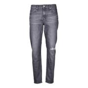 Calvin Klein Jeans Klassiska Denim Jeans Black, Herr