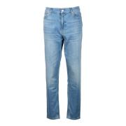 Calvin Klein Jeans Klassiska Jeans 99% Bomull 1% Elastan Blue, Dam