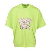 Bonsai Bomull T-shirt med Unik Design Green, Herr