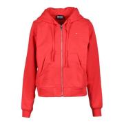 Diesel Sweatshirt Red, Dam