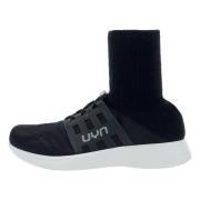 UYN Glamour Style Sneakers med 3D Ribs Black, Dam