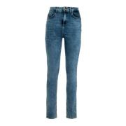 Liu Jo Högmidjade Skinny Jeans Blue, Dam