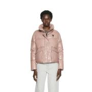 Blauer Blank Pufferjacka Pink, Dam