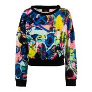 Fracomina Disney Tema Kort Sweatshirt Kvinnor Multicolor, Dam