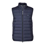 Woolrich Puffer Vest med polyesterfyllning Blue, Herr