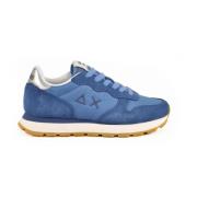 Sun68 Casual Sneakers med Gummisula Blue, Dam