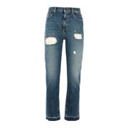 Pinko Rivna Slim Fit Dam Denim Jeans Blue, Dam