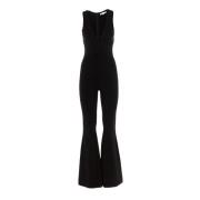 Patrizia Pepe Ärmelös jumpsuit för kvinnor Black, Dam