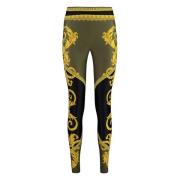 Versace Gudarnas Print Leggings Multicolor, Dam