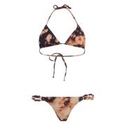 Reina Olga Tie-Dye Triangel Bikini Topp Multicolor, Dam