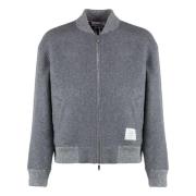 Thom Browne Ull bomberjacka Gray, Herr