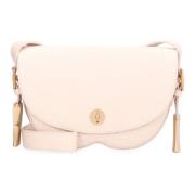 Burberry Crossbodyväska i Präglat Läder Beige, Dam