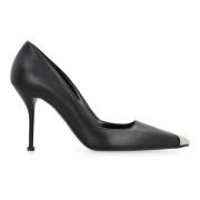 Alexander McQueen Punk Läderpumps Black, Dam