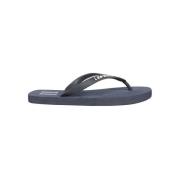 Les Deux Kontrast Logo Flip-Flop Blue, Herr