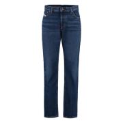 Diesel Klassiska Denim Jeans med Metall Detaljer Blue, Herr