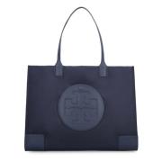 Tory Burch Ella Återvunnen Toteväska Blue, Dam