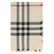 Burberry Lyxig Vinterscarf Beige, Dam