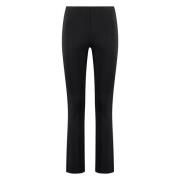 Calvin Klein Flared Byxor med Elastisk Midja Black, Dam