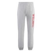 Sporty & Rich Bomull Track-Pants med Fickor och Elastiska Manschetter ...