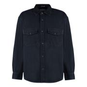 Gant Denim Oversize Skjorta med Fickor Blue, Herr