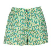 Versace Silkesimshorts Metall Medusa Finish Multicolor, Dam