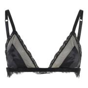 Dolce & Gabbana Spets Triangel-BH Black, Dam