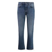 TotêMe Klassiska Denim Jeans med Metaldetaljer Blue, Dam