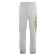 Sporty & Rich Bomull Track-Pants med Fickor Gray, Herr