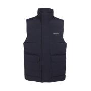 Les Deux Field Vest med hel dragkedja Blue, Herr