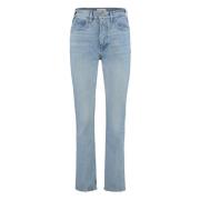 Frame Slitna straight-leg jeans Blue, Dam