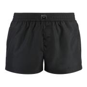 Dolce & Gabbana Snabbtorkande Nylon Badshorts Black, Herr