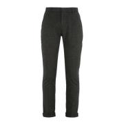 Dondup Slim-fit Gaubert rutig bomullbyxor Gray, Herr