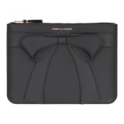 Comme des Garçons Bow Detalj Läderpåse Black, Dam