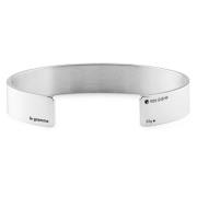 Le Gramme Bandarmband tillverkat i Frankrike Gray, Unisex