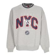 Tommy Hilfiger NYC Crew Barn Sweatshirt Heather Gray Gray, Herr